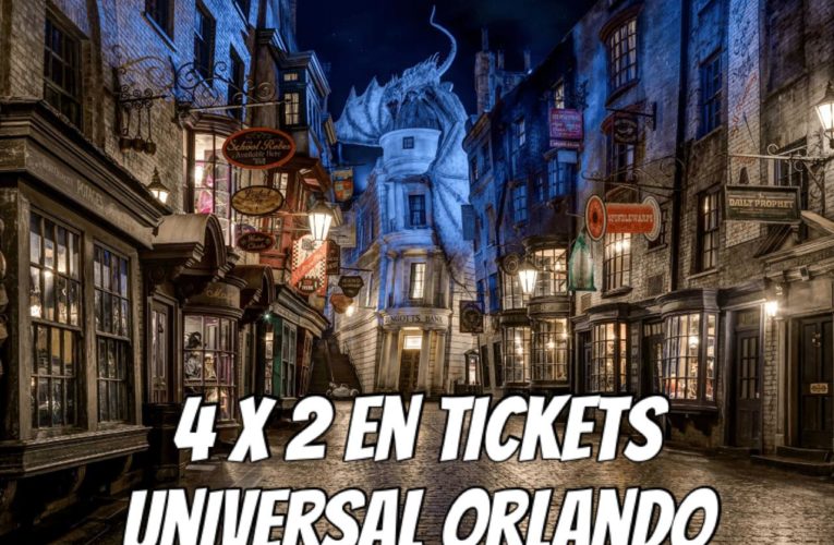 📢Promo 4×2 en Tickets Universal Orlando Resort ‼