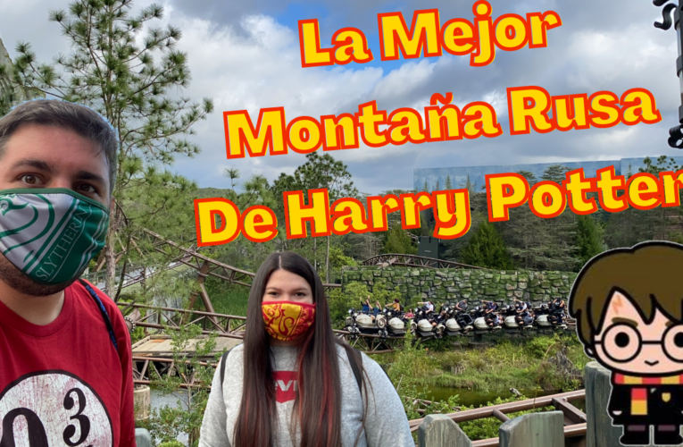 Nos subimos a Hagrid’s Magical Creatures Motorbike Adventure y recorremos Hogsmeade
