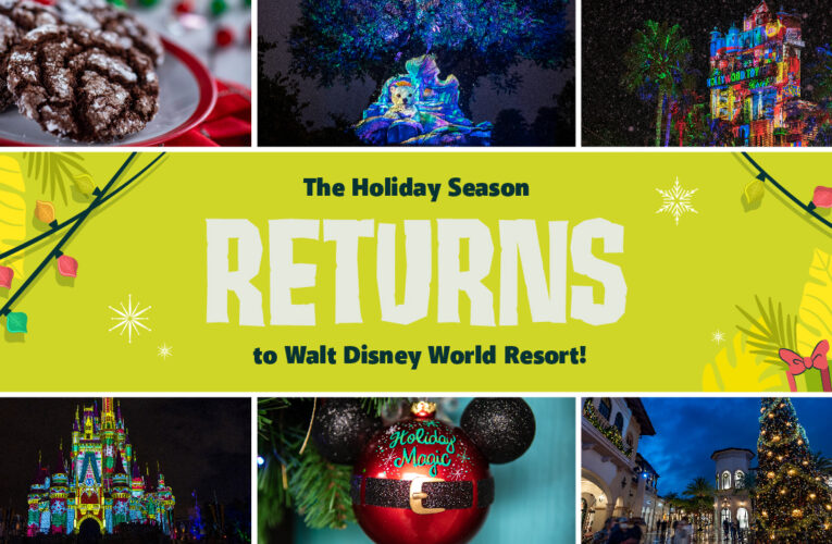 ¡La temporada navideña regresa al Walt Disney World Resort!